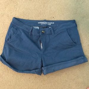 American Eagle blue Midi Shorts